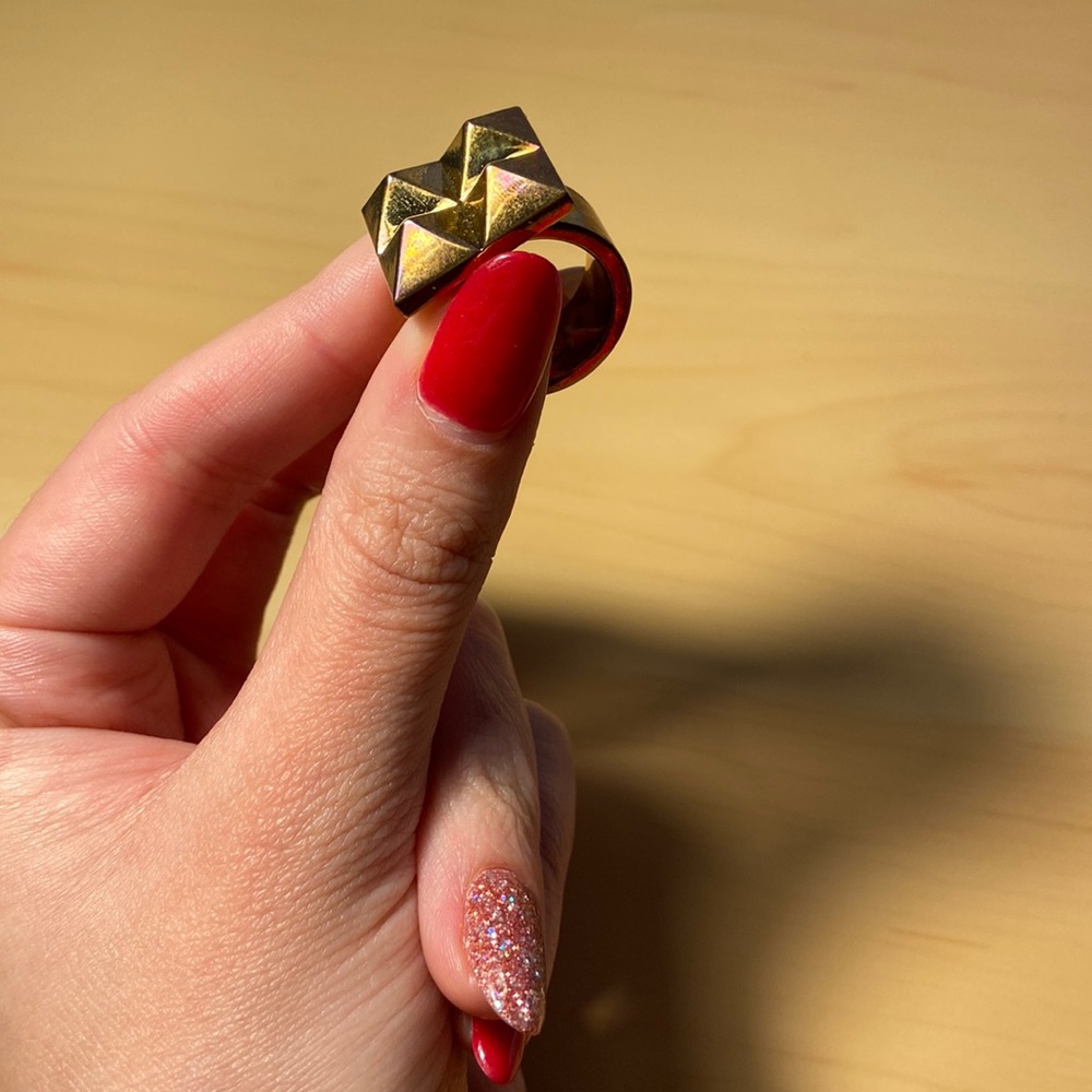 Waterford Rebel: Ella Size 5.5 Stud Ring, Gold
